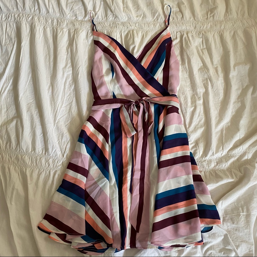 Essue Striped Mini Dress